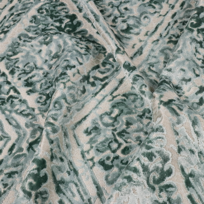 RK Classics Grammercy Caribbean Cut Velvet Fabric image 2 of 2