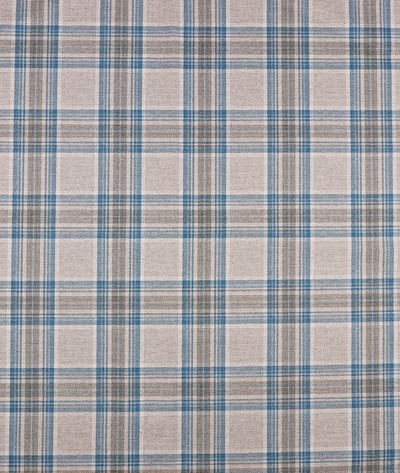 RK Classics Livingston Plaid Blue Blackout Fabric
