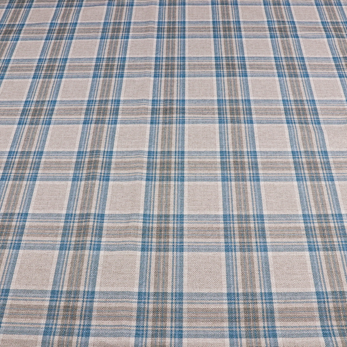 RK Classics Livingston Plaid Blue Blackout Fabric image 2 of 3