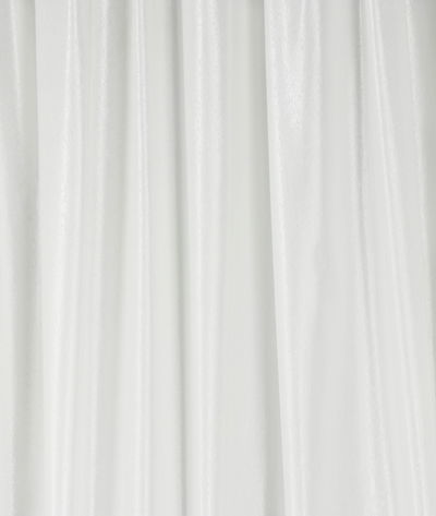 RK Classics 118 inch Crystal Diamond White Fabric