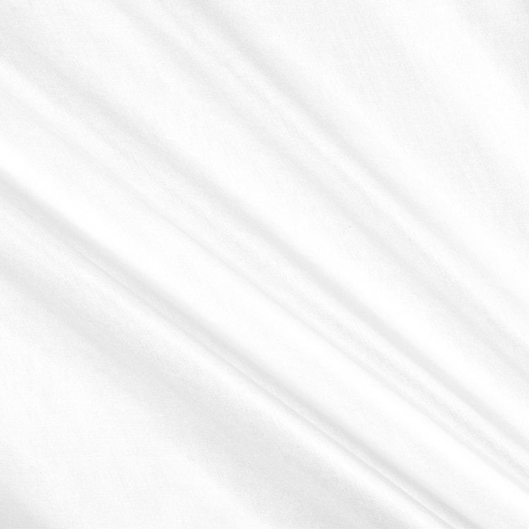 White 5mm Silk Habutae Fabric OnlineFabricStore