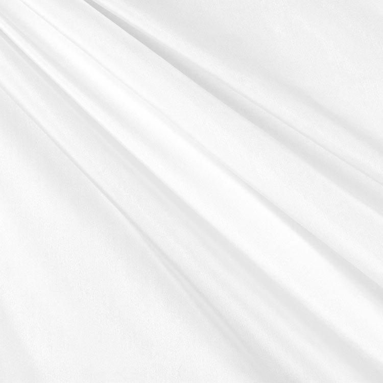 White 8mm Silk Habutae Fabric