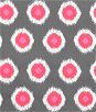 Premier Prints Ikat Domino Flamingo Fabric