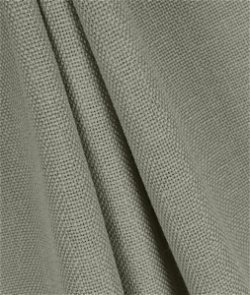 Gray Polyester Basketweave Linen