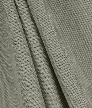 Gray Polyester Basketweave Linen Fabric