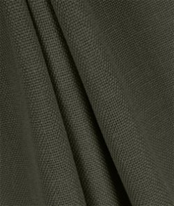 Smoke Gray Polyester Basketweave Linen