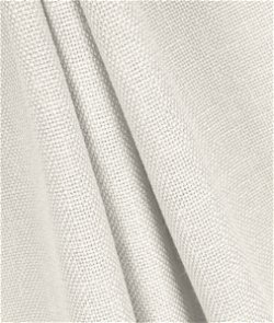 White Polyester Basketweave Linen