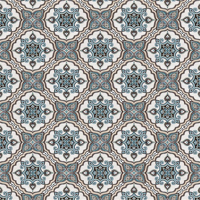 ABBEYSHEA Canasta 34 Turquoise Fabric