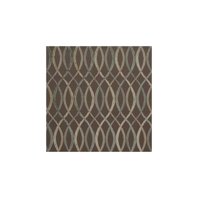 Lee Jofa Modern Infinity Taupe/Aqua Fabric