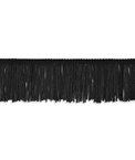 2" Black Chainette Fringe Trim