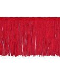 4" Red Chainette Fringe Trim