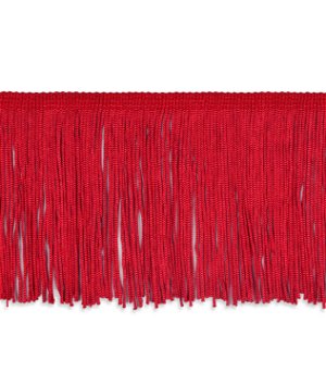 4“红色链条条纹装饰