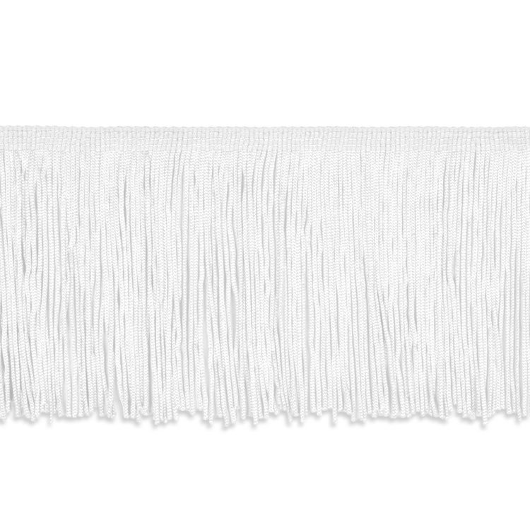 Expo Chainette Fringe 4X20yd-White
