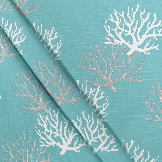 Premier Prints Isadella Coastal Blue Slub Fabric image 3 of 5