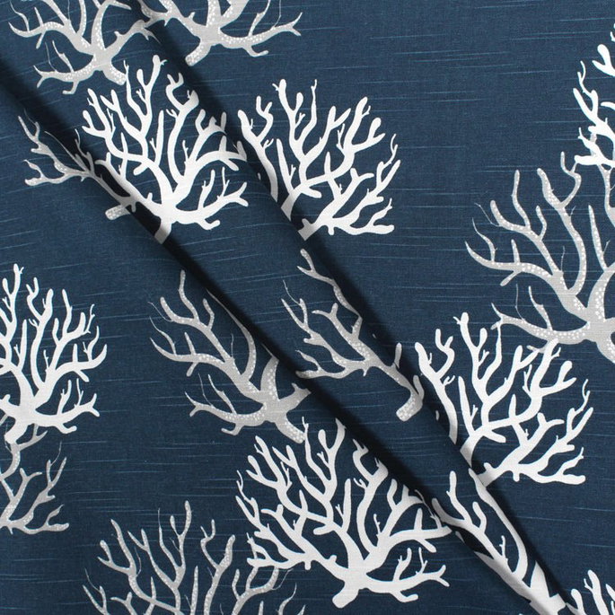 Premier Prints Isadella Premier Navy Slub Fabric image 3 of 5