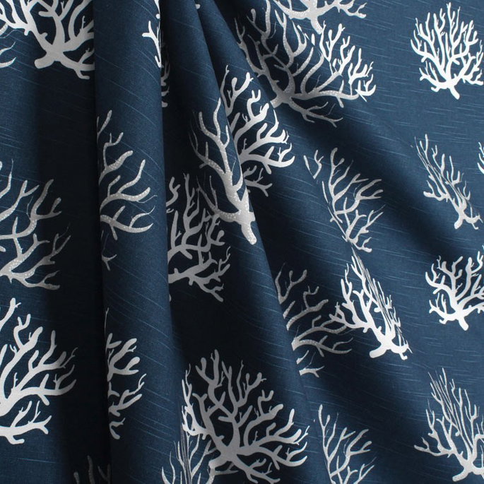 Premier Prints Isadella Premier Navy Slub Fabric image 4 of 5