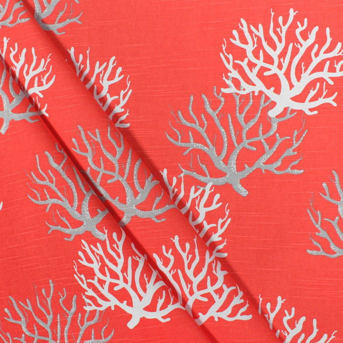 Premier Prints Isadella Salmon Slub Fabric image 3 of 5