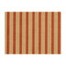 Brunschwig & Fils Trevi Stripe Pekin Red Fabric