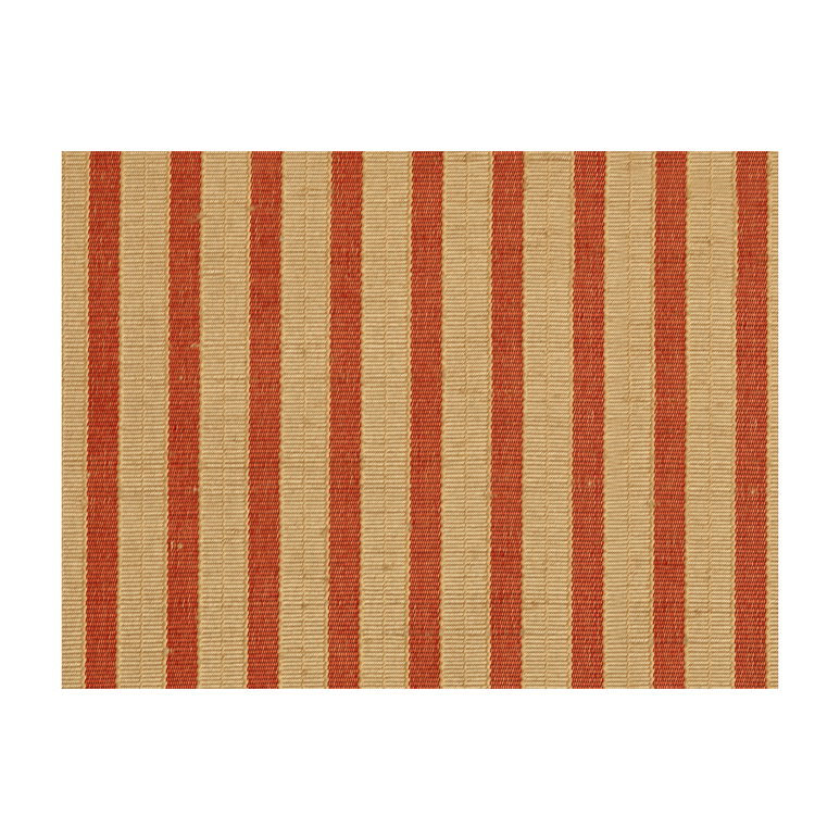Brunschwig &amp; Fils Trevi Stripe Pekin Red Fabric