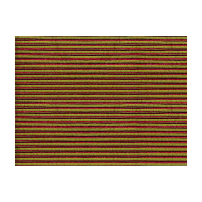 Brunschwig &amp; Fils Cambridge Red Green Fabric