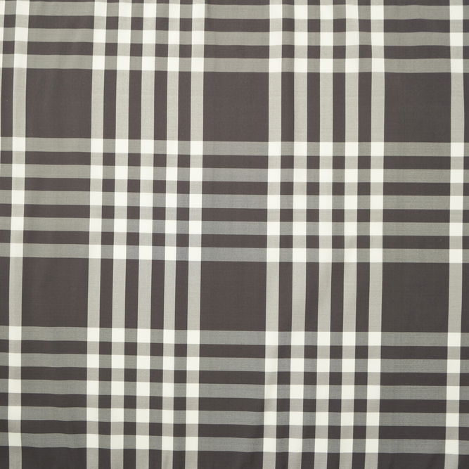 Brunschwig &amp; Fils Robin Silk Plaid Roman Stone Fabric