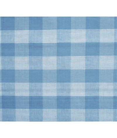 Brunschwig & Fils Siam Sq Cotton Dusty Blue Fabric