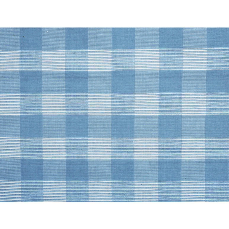 Brunschwig &amp; Fils Siam Sq Cotton Dusty Blue Fabric