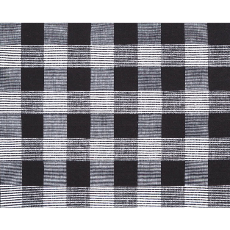 Brunschwig &amp; Fils Siam Sq Cotton Ebony Fabric