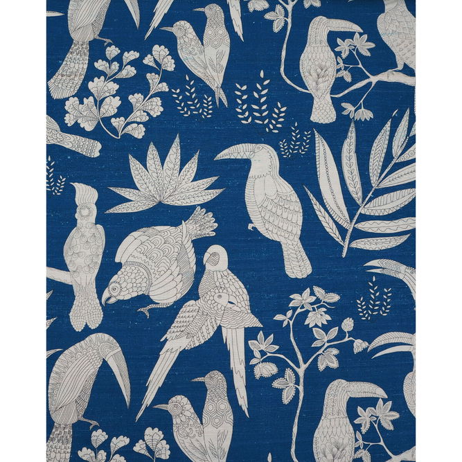 Brunschwig &amp; Fils Silk Bird Bristol Fabric