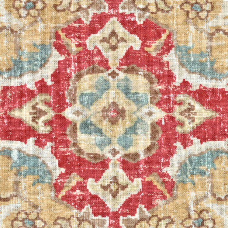 Covington Jaipur Moroccan Red Fabric - Drapery Décor Fabric