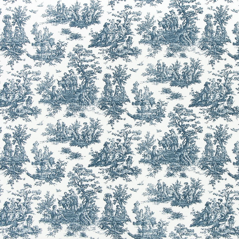 Premier Prints Jamestown Premier Navy Canvas Fabric