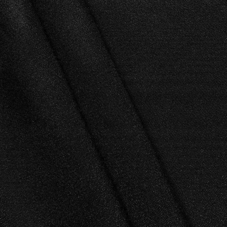 Black Premium Crepe Back Satin Fabric | OnlineFabricStore