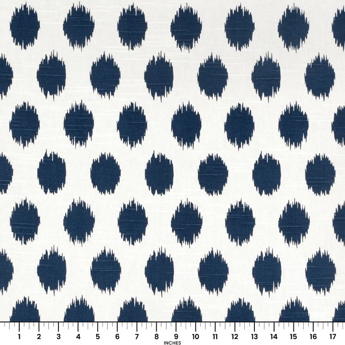 Premier Prints Jo Jo Premier Navy Slub Fabric image 4 of 4