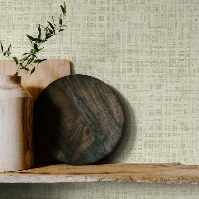 Seabrook Designs Ami Linen Wallpaper image 2 of 2