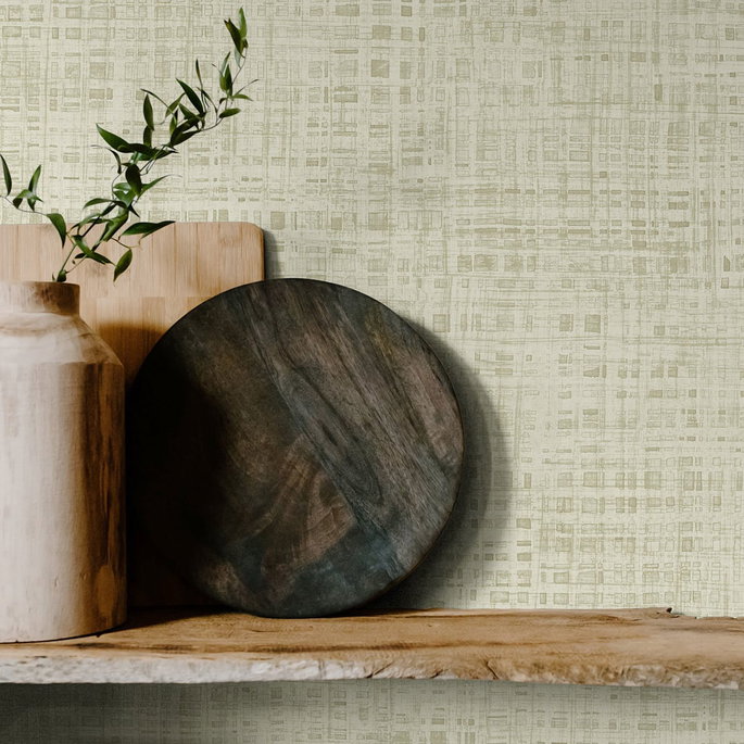 Seabrook Designs Ami Linen Wallpaper image 2 of 2
