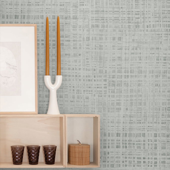 Seabrook Designs Ami Lunar gray Wallpaper image 2 of 2