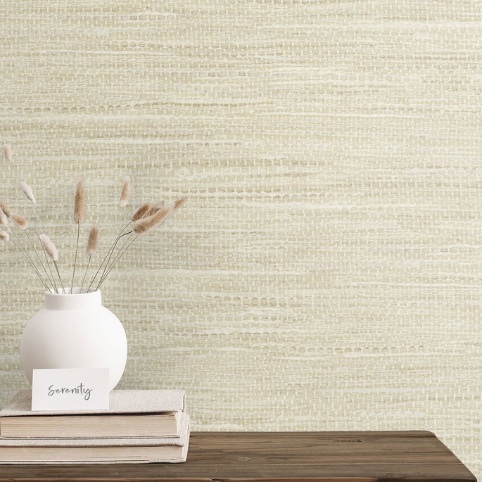 Seabrook Designs Rina Sand Wallpaper image 2 of 2