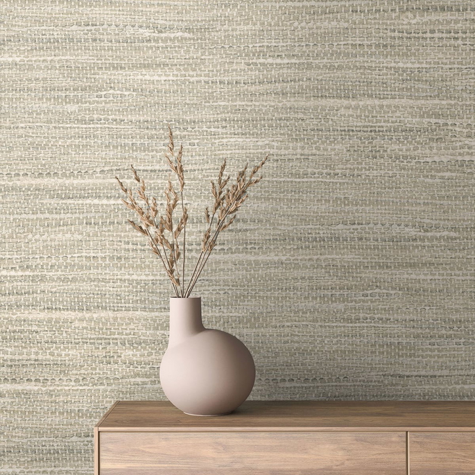 Seabrook Designs Rina Warm Stone Wallpaper image 2 of 2