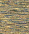 Seabrook Designs Rina Honey & Navy Wallpaper