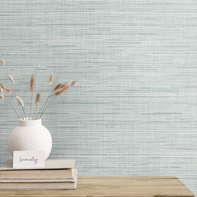 Seabrook Designs Mei Seabreeze Wallpaper image 2 of 2