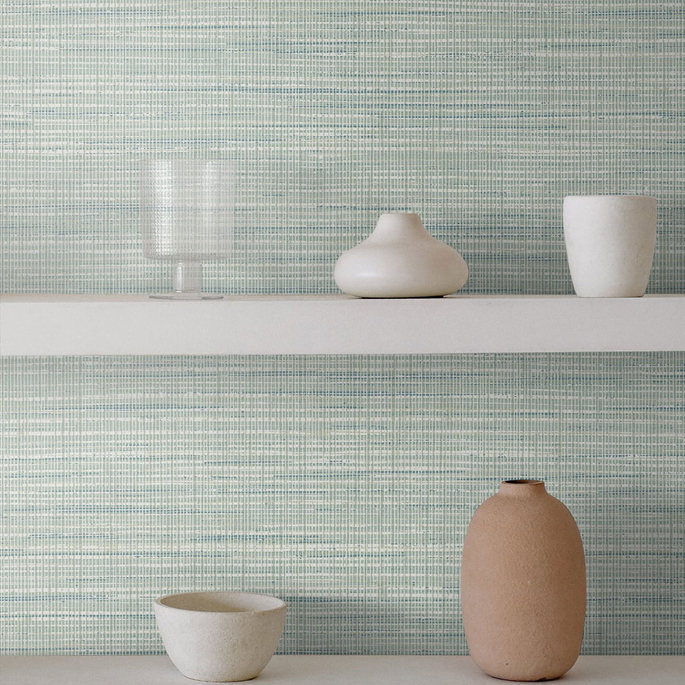 Seabrook Designs Mei Calming Mint Wallpaper image 2 of 2
