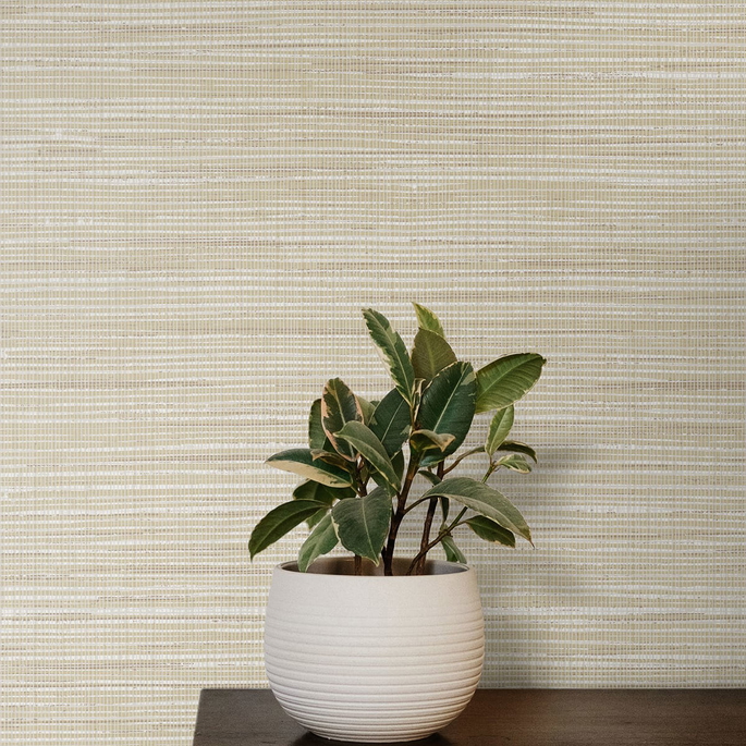 Seabrook Designs Mei Sandstone Wallpaper image 2 of 2
