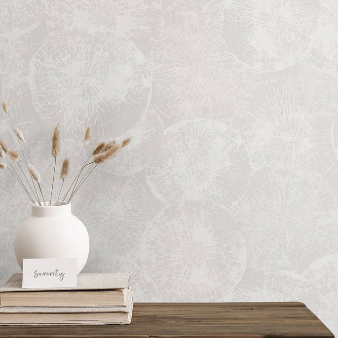Seabrook Designs Eren Fog gray Wallpaper image 2 of 2