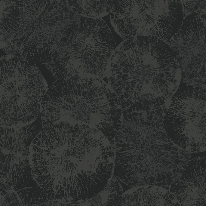 Seabrook Designs Eren Rich Onyx Wallpaper image 1 of 2