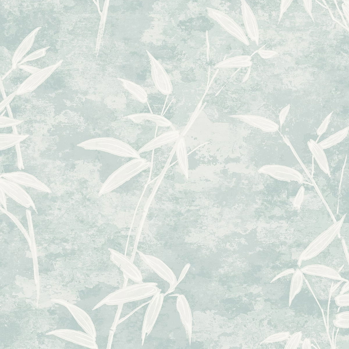 Seabrook Designs Honshu Bamboo Lakeside Wallpaper image 1 of 2