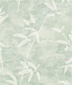 Seabrook Designs Honshu Bamboo Seafoam Wallpaper