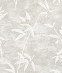 Seabrook Designs Honshu Bamboo Henon Gray Wallpaper