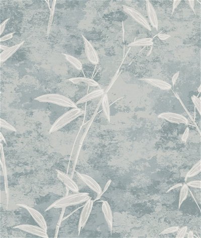 Seabrook Designs Honshu Bamboo Blue Smoke Wallpaper