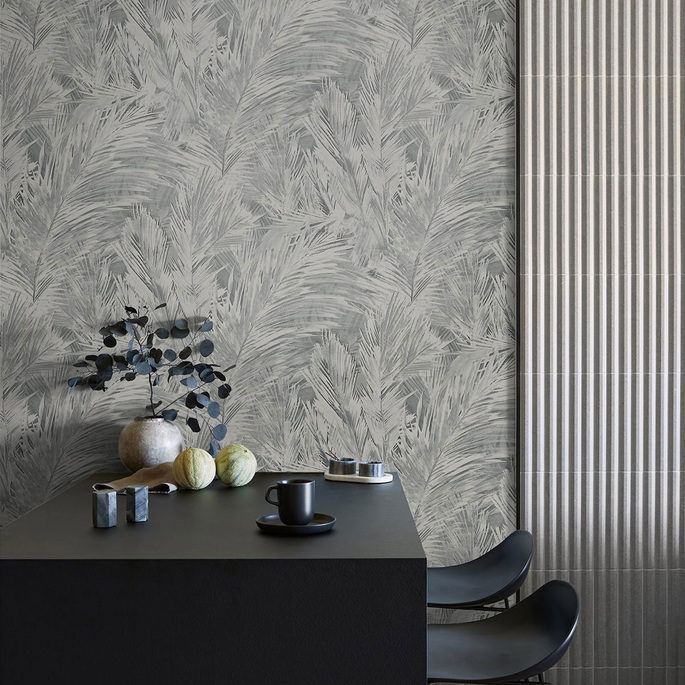 Seabrook Designs Mari Smoke Wallpaper image 2 of 2