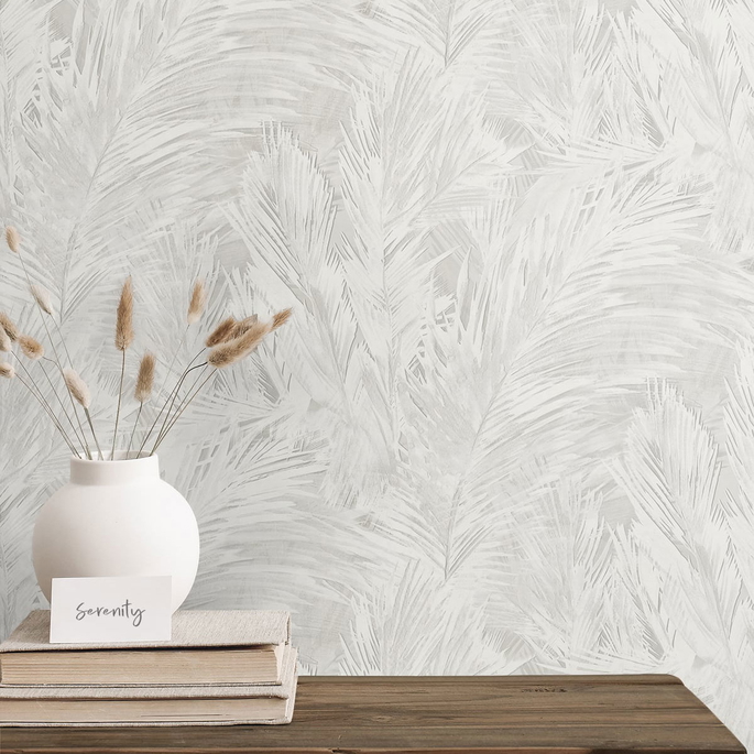 Seabrook Designs Mari Fog Wallpaper image 2 of 2